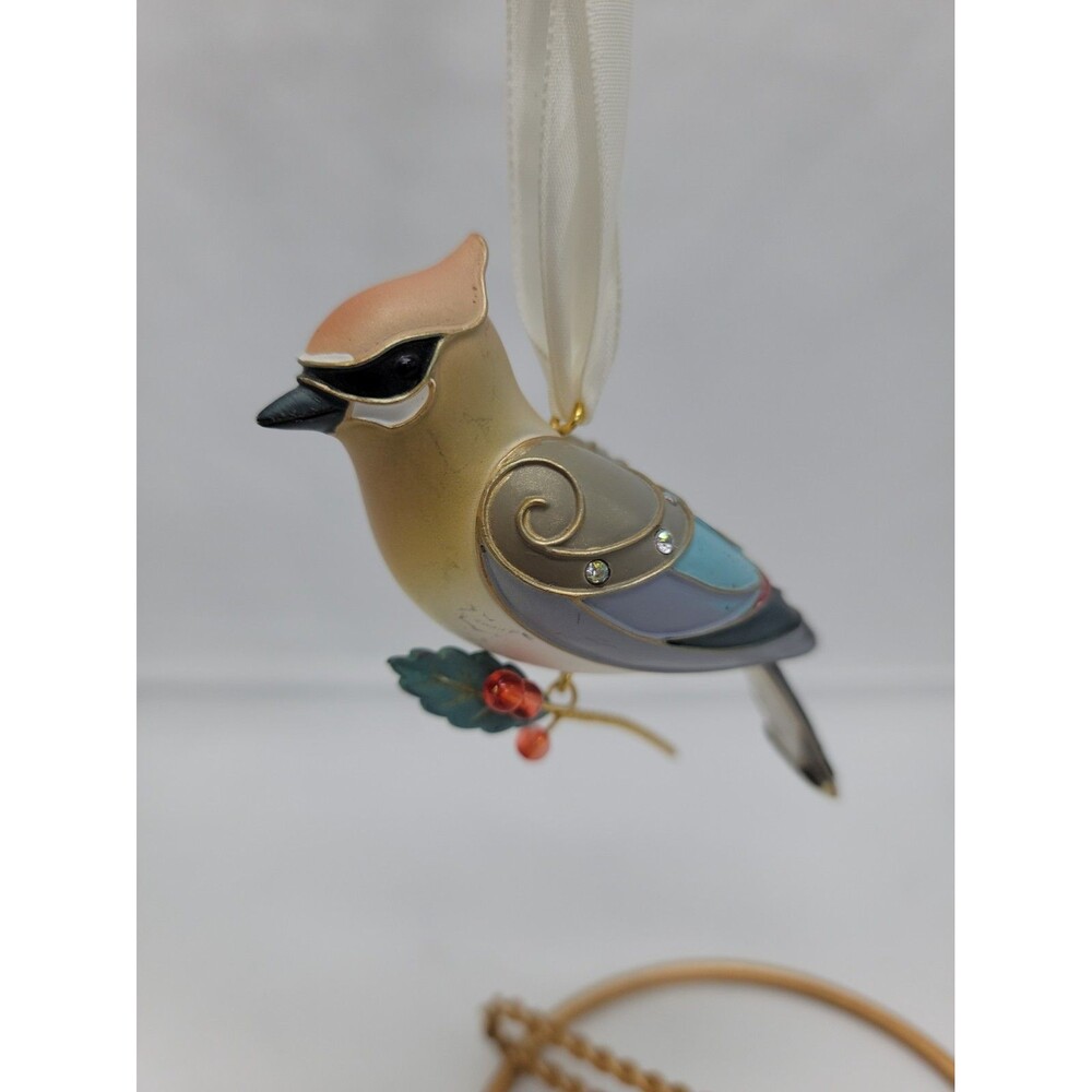 Hallmark Keepsake Cedar Waxwing The Beauty Of Birds Ornament 2013